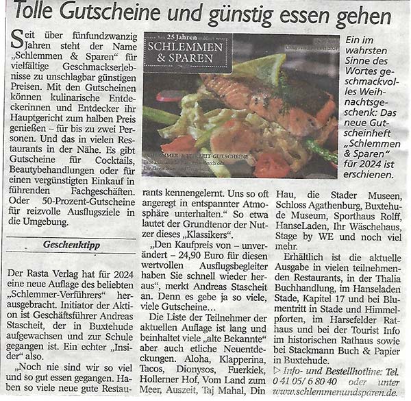Tolle Gutscheine und günstig essen gehen